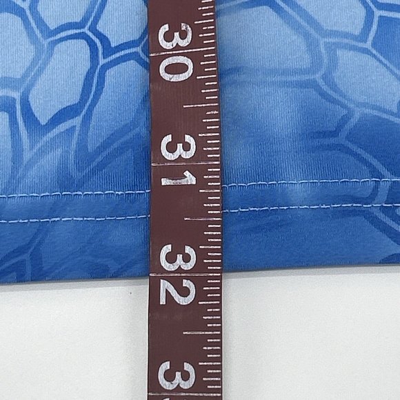 Huk Shirt Mens XXL Blue Kryptex Long Sleeve Crew Neck Performance Fishing‎ - Picture 10 of 12